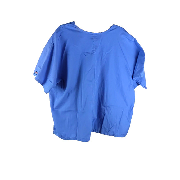 Cherokee Work Wear Women's Size 3 X large Blue Scrub Top - Picture 2 of 4